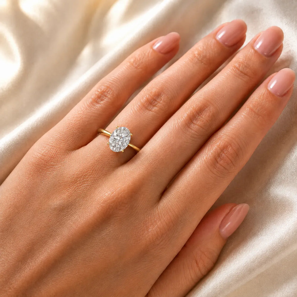 Classic Solitaire Ring with Minimalist Design