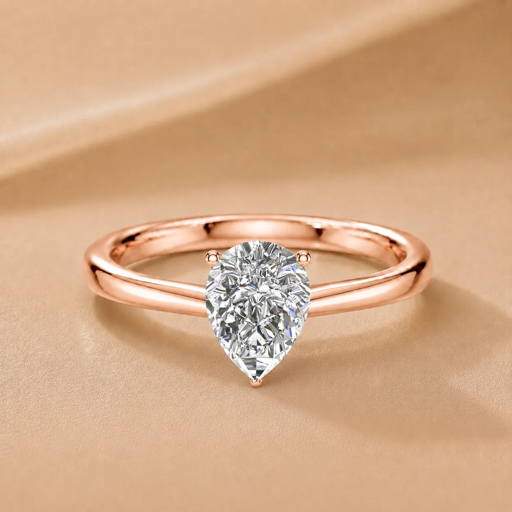 Classic Solitaire Ring with Minimalist Design