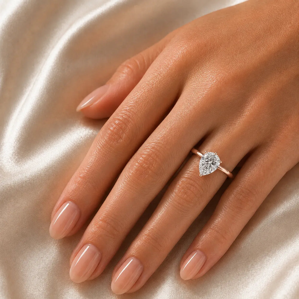 Classic Solitaire Ring with Minimalist Design