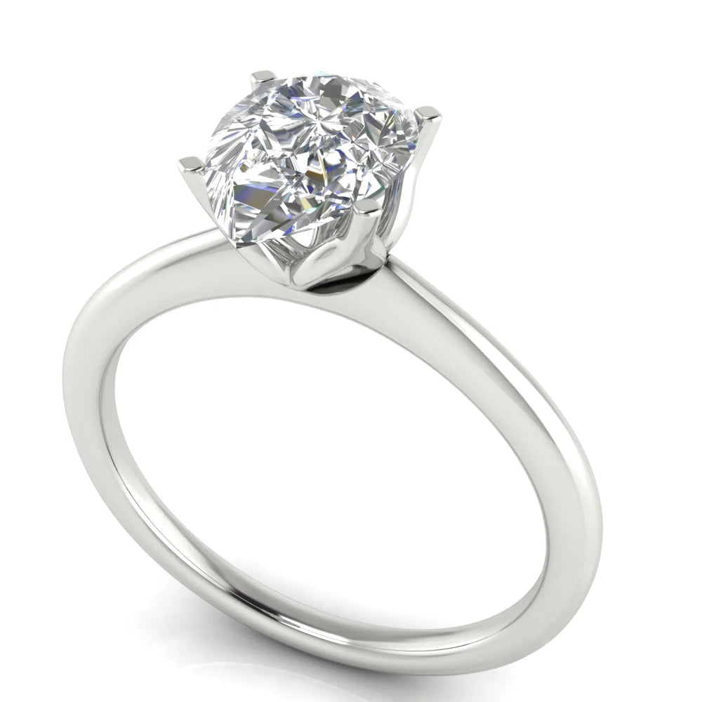 Classic Solitaire Ring with Minimalist Design