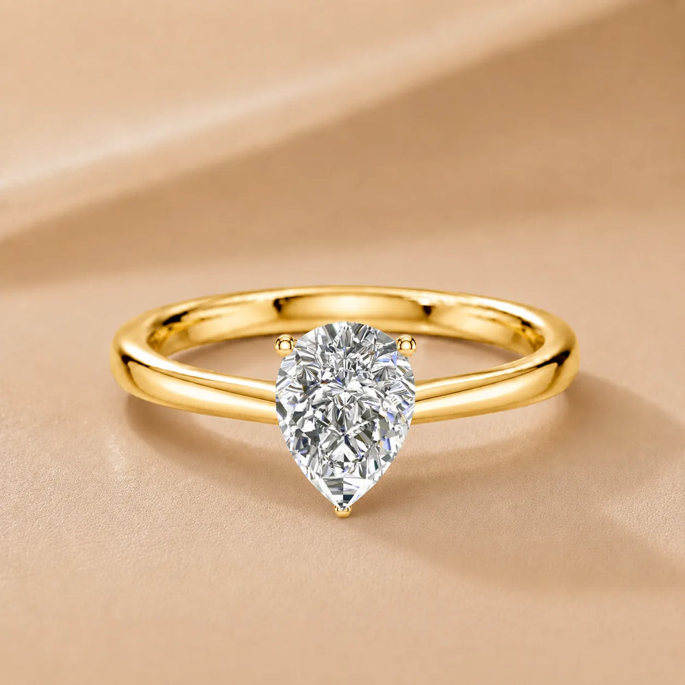Classic Solitaire Ring with Minimalist Design
