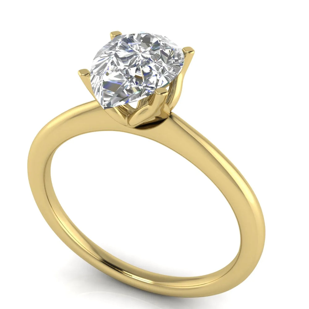 Classic Solitaire Ring with Minimalist Design
