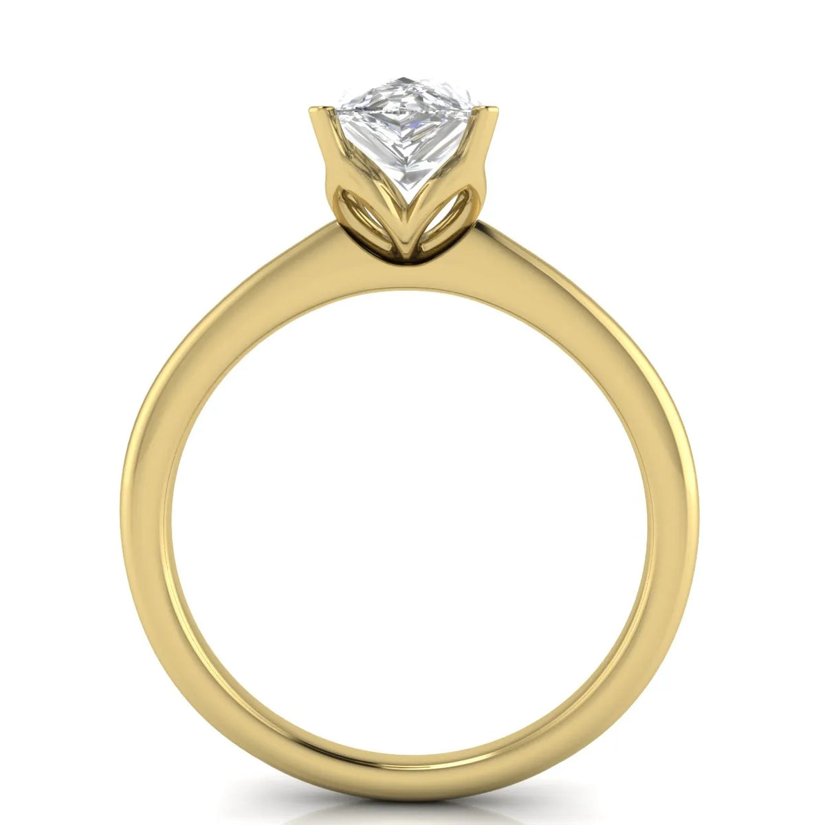 Classic Solitaire Ring with Minimalist Design