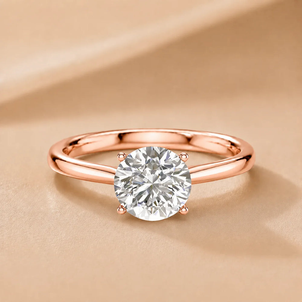 Classic Solitaire Ring with Minimalist Design