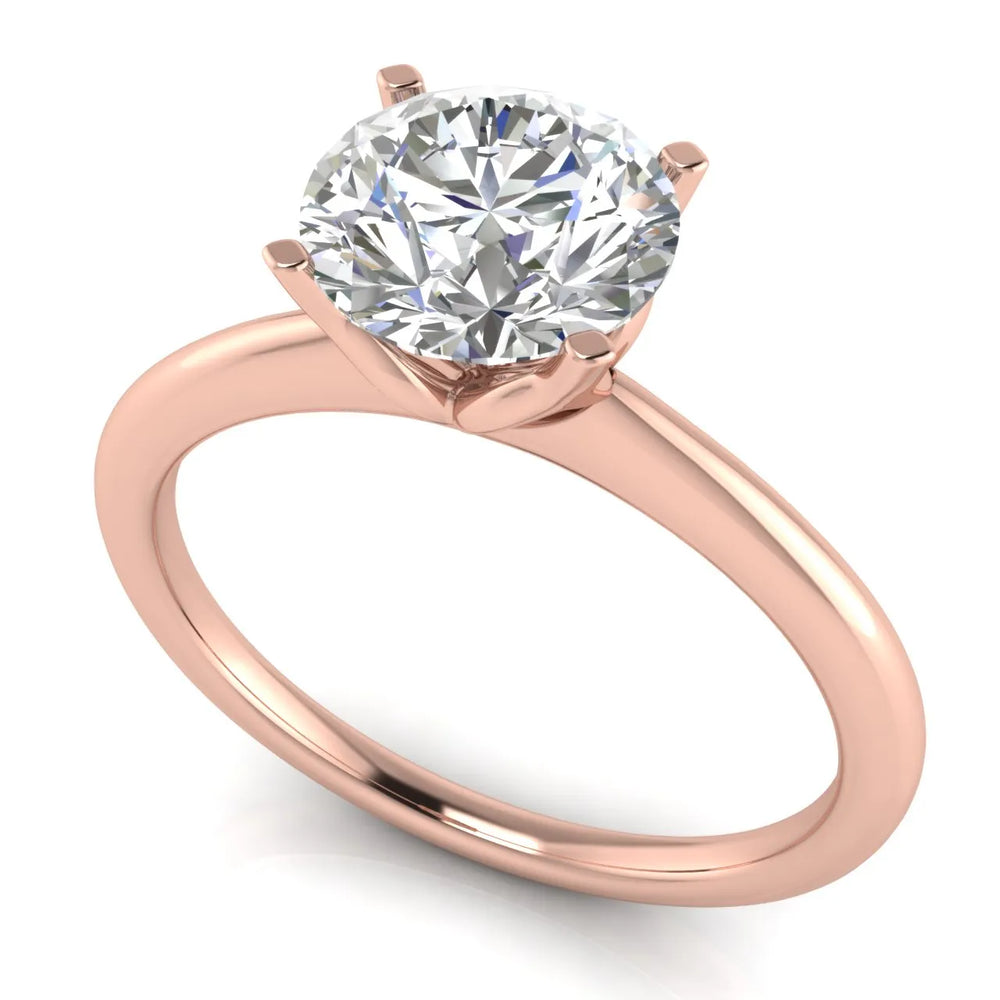 Classic Solitaire Ring with Minimalist Design