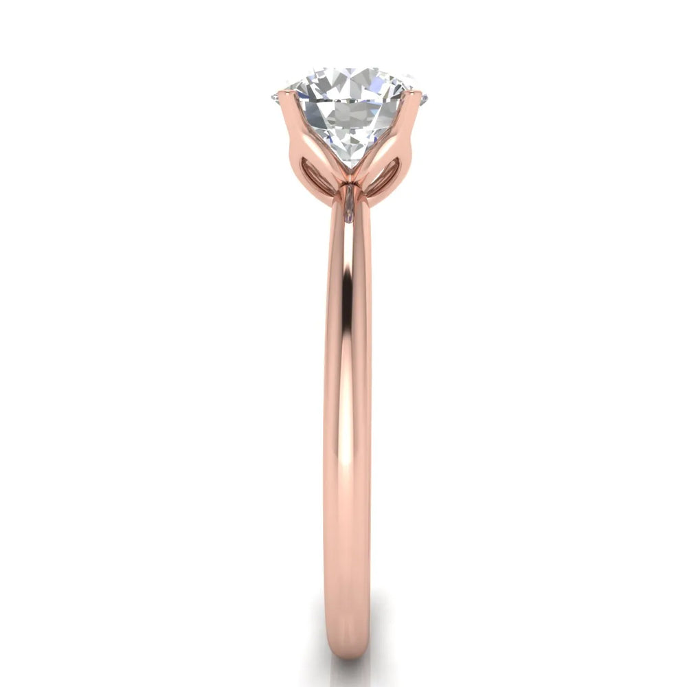 Classic Solitaire Ring with Minimalist Design