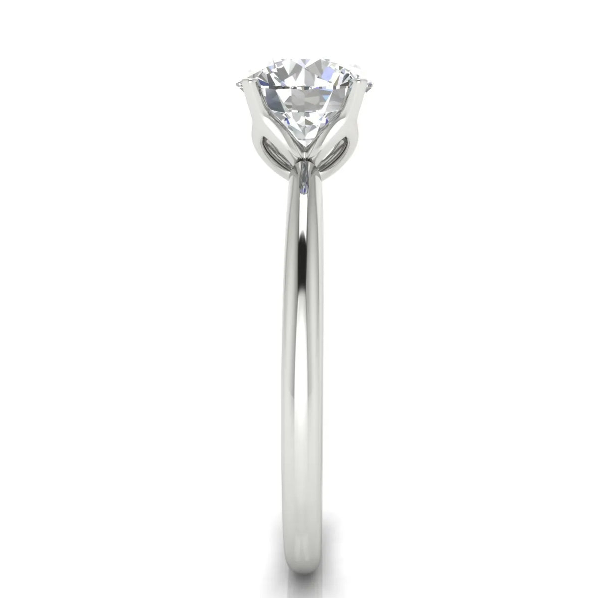 Classic Solitaire Ring with Minimalist Design