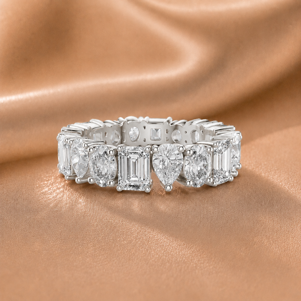 Eternal Mixed-Cut Diamond Band