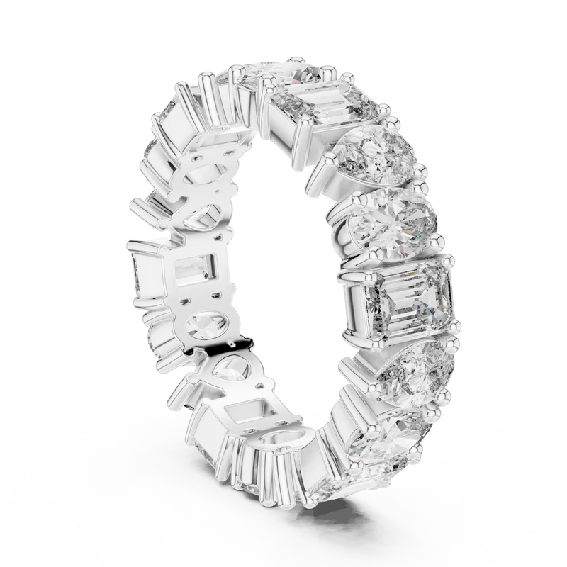 Eternal Mixed-Cut Diamond Band