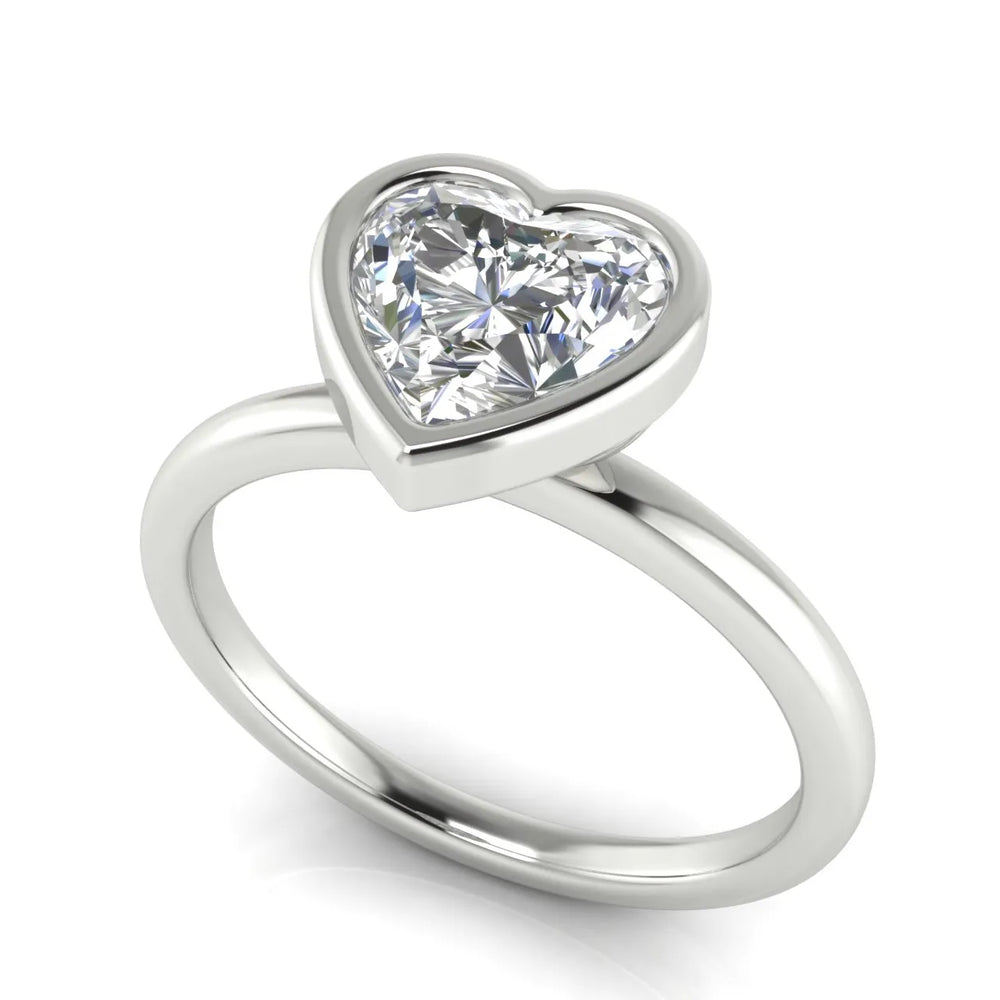 Modern Bezel-Set Solitaire Ring