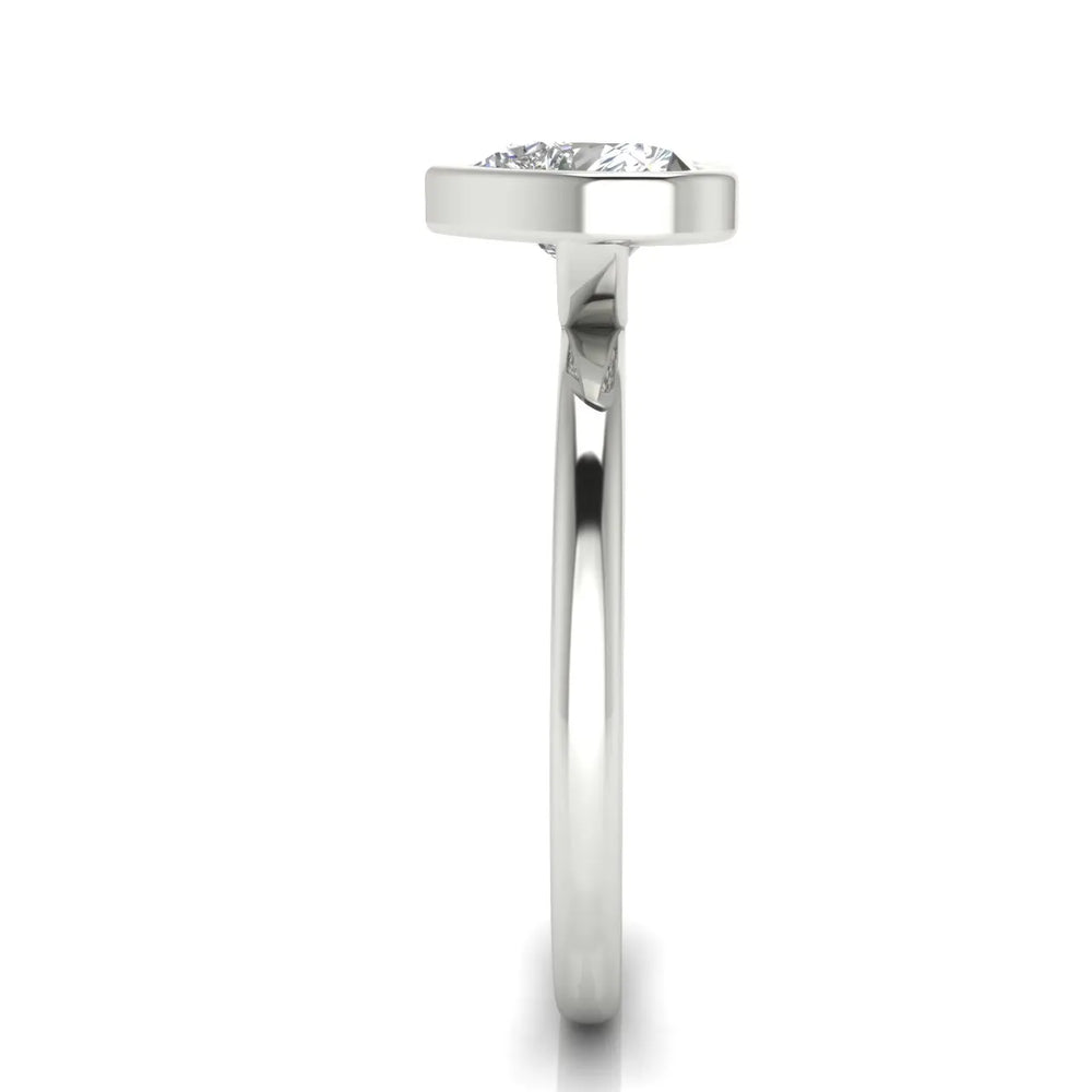 Modern Bezel-Set Solitaire Ring
