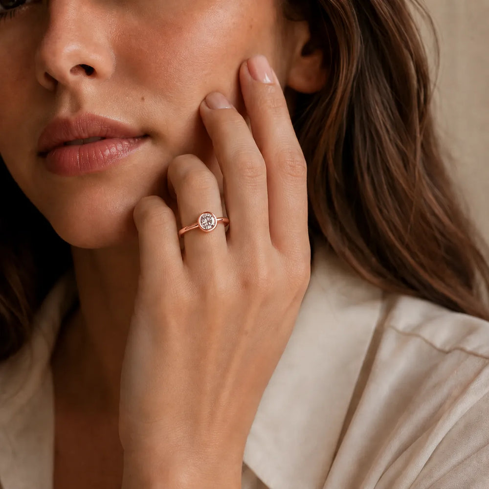 Modern Bezel-Set Solitaire Ring