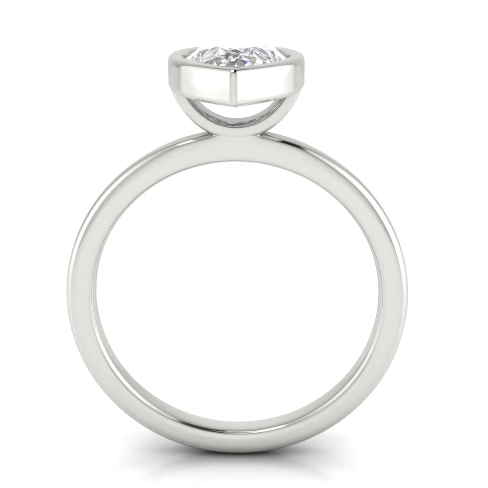 Modern Bezel-Set Solitaire Ring