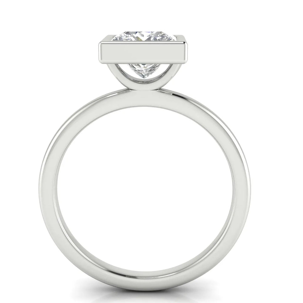 Modern Bezel-Set Solitaire Ring