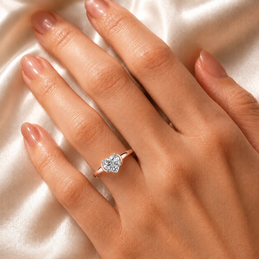 Modern Bezel-Inspired Solitaire Ring