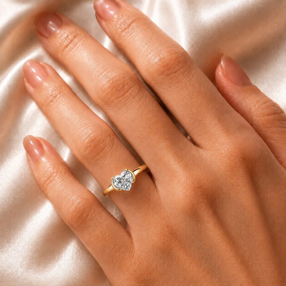 Modern Bezel-Inspired Solitaire Ring