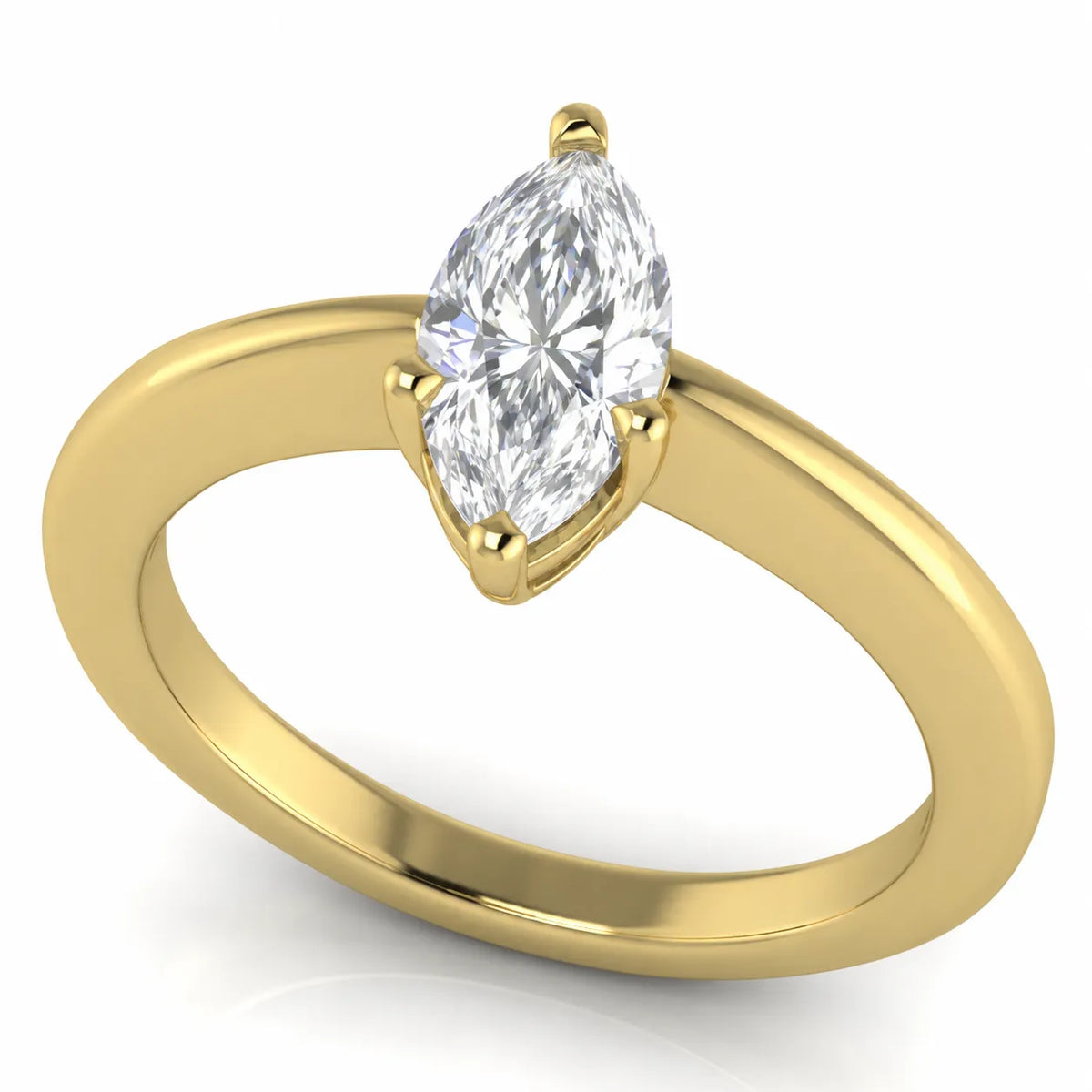 Modern Bezel-Inspired Solitaire Ring