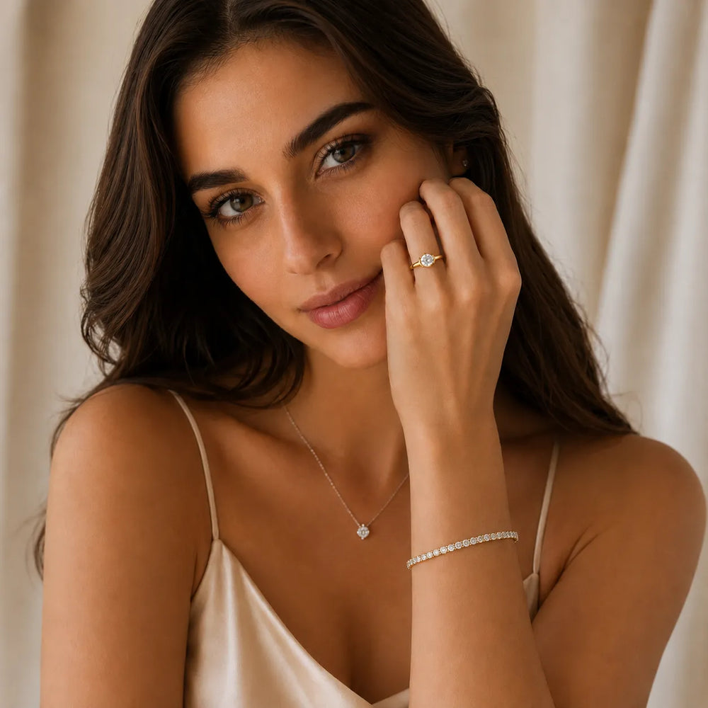 Modern Bezel-Inspired Solitaire Ring