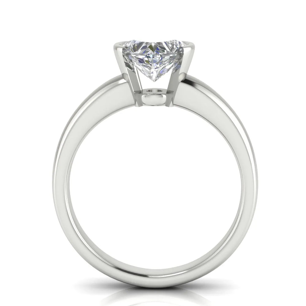 Modern Bezel-Inspired Solitaire Engagement Ring