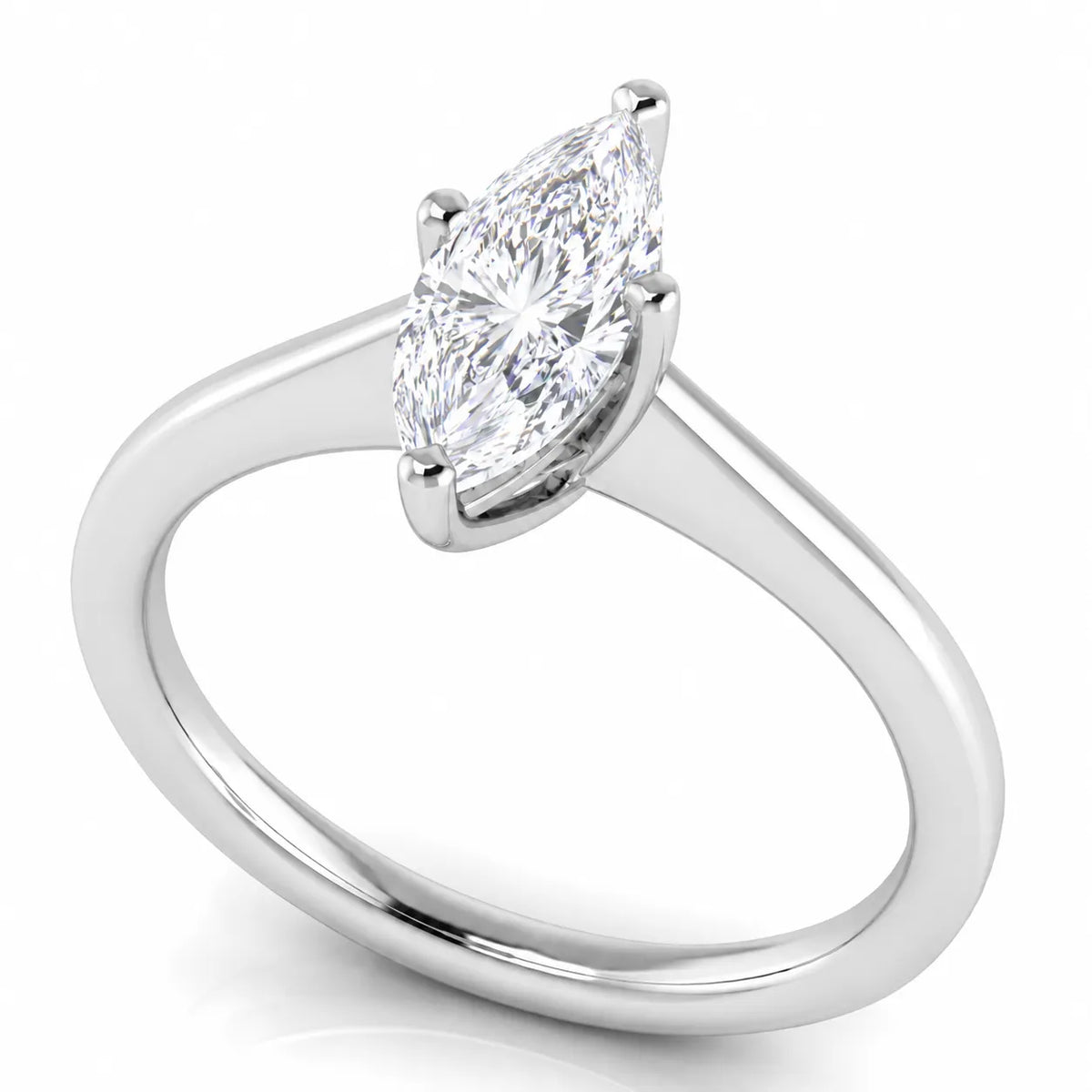 Modern Bezel-Inspired Solitaire Engagement Ring