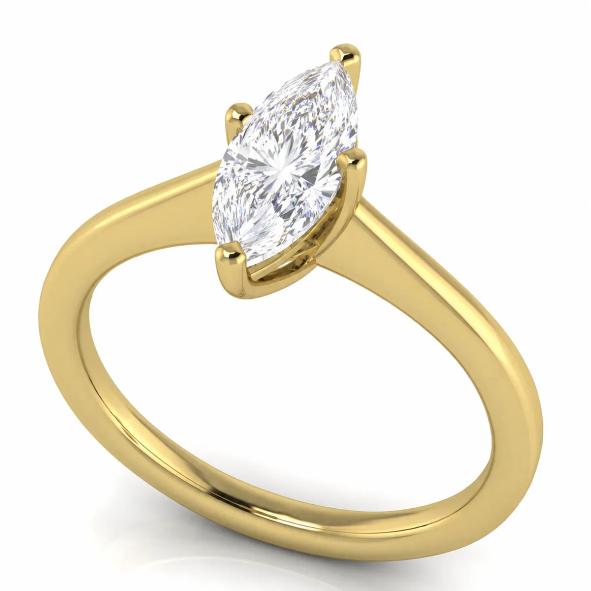 Modern Bezel-Inspired Solitaire Engagement Ring