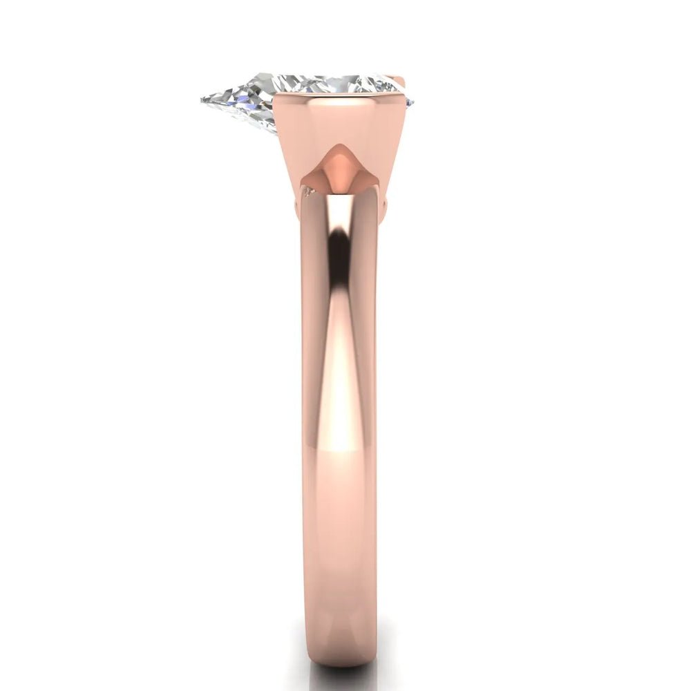 Modern Bezel-Inspired Solitaire Engagement Ring