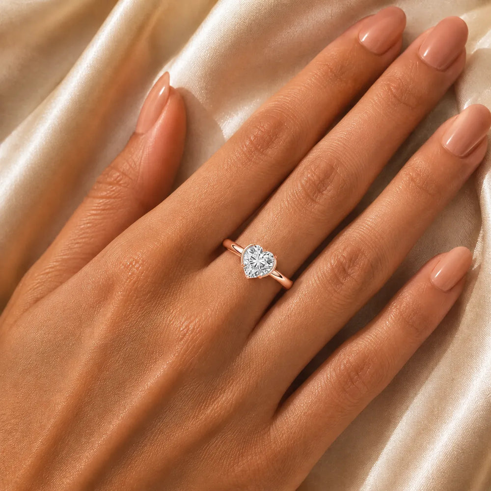 Modern Bezel-Inspired Solitaire Engagement Ring