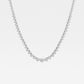 17 ctw Round Lab Grown Diamond Graduated Riviera Necklace