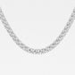 25 ctw Round Lab Grown Diamond Tennis Necklace - 16 Inches