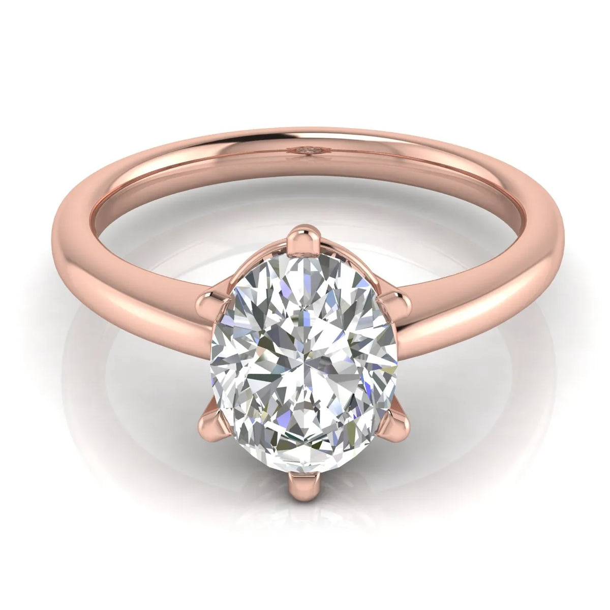 Elegant Solitaire Ring with Classic Prong Setting