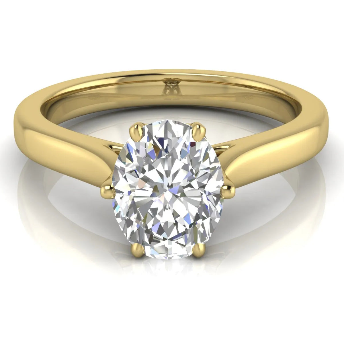 Classic Solitaire Ring with Elegant Center Stone