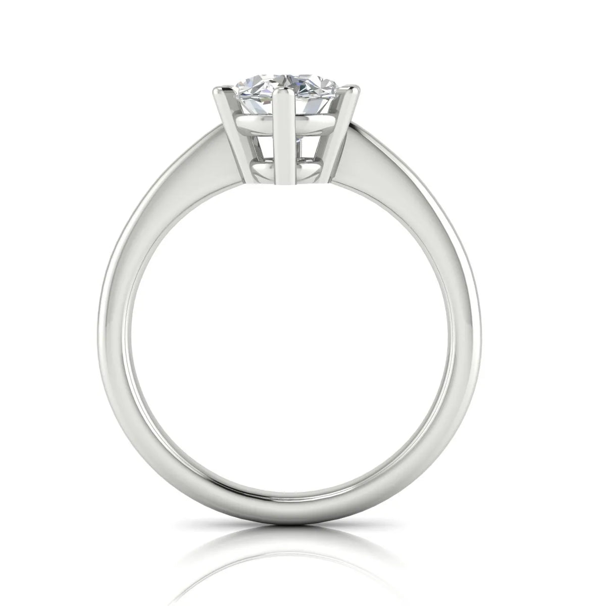 Elegant Solitaire Ring with Classic Prong Setting