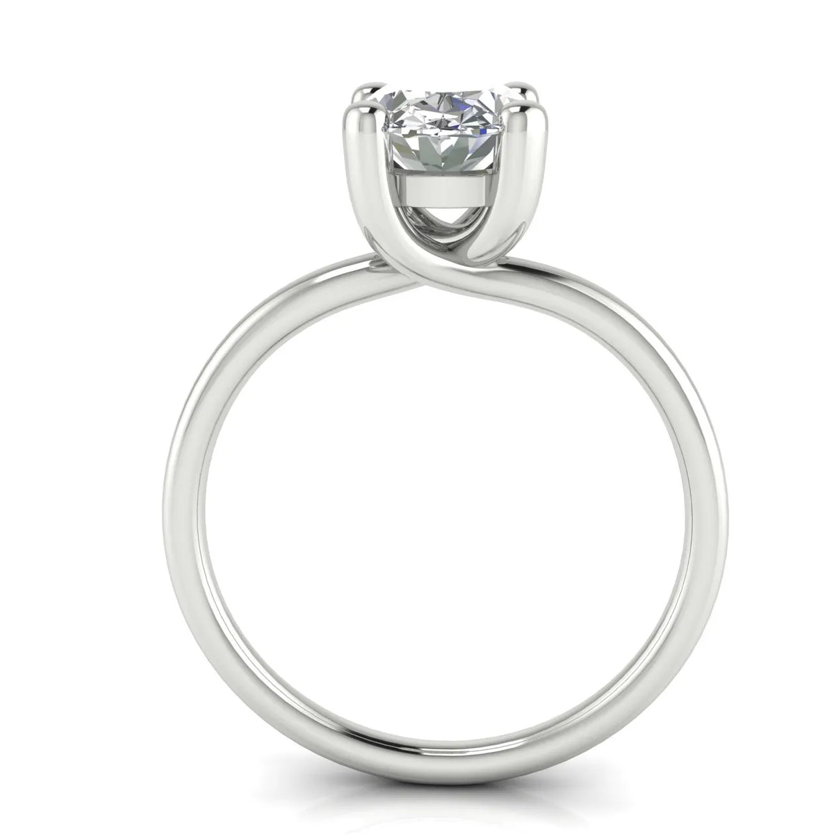 Romantic Solitaire Ring with Classic Setting