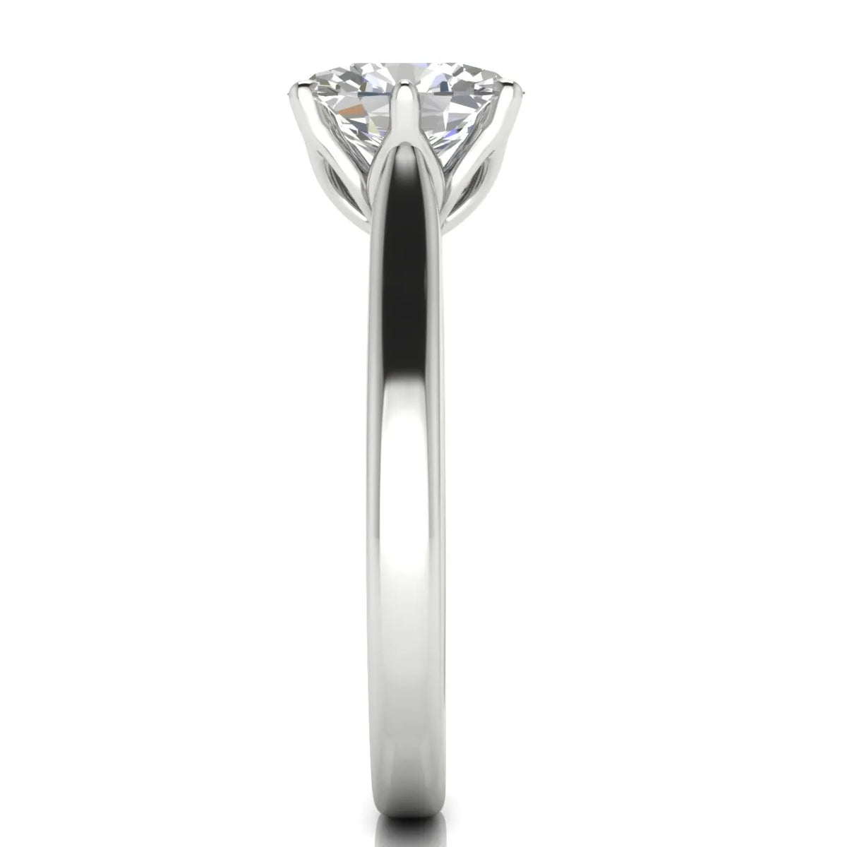 Classic Solitaire Ring with Elegant Center Stone