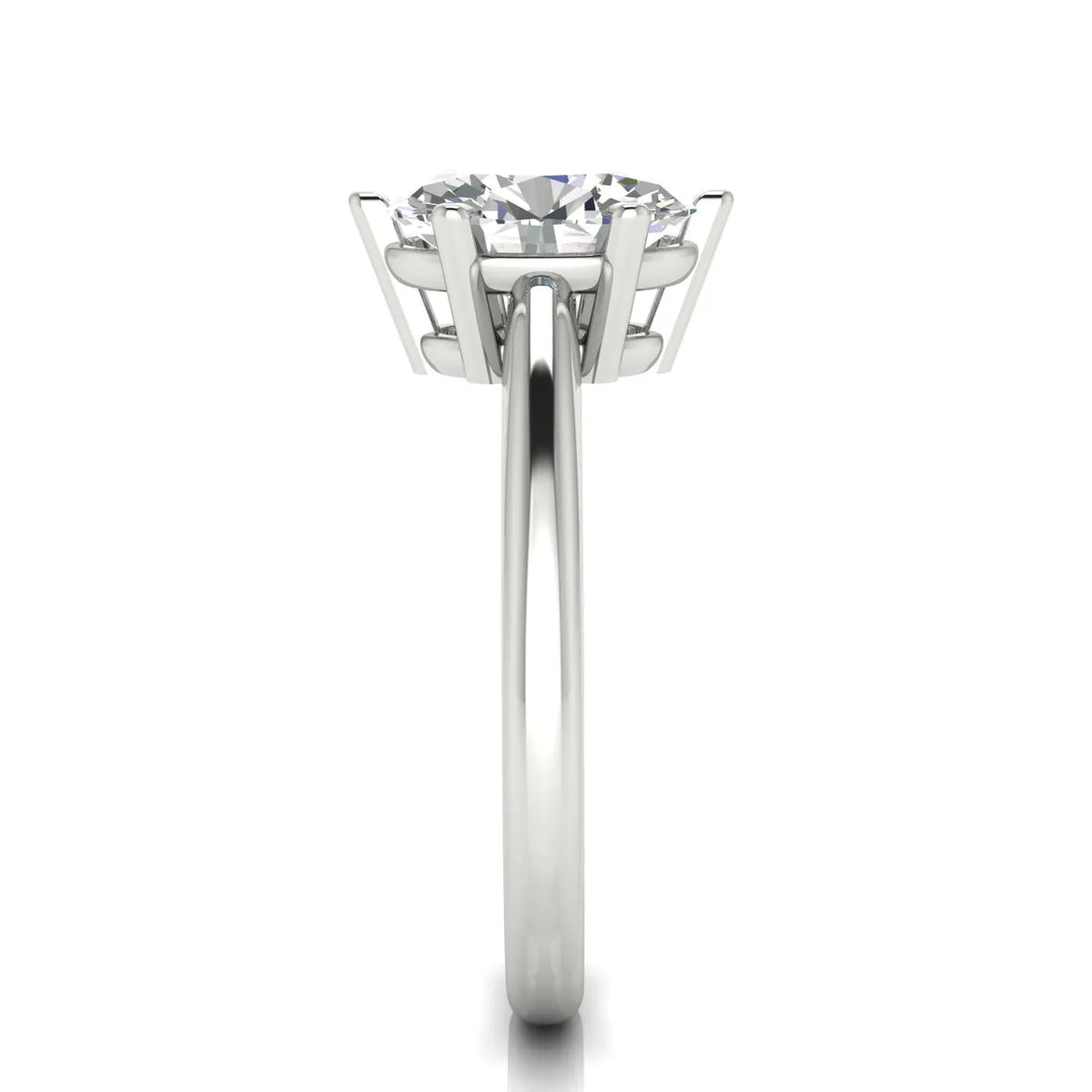 Elegant Solitaire Ring with Classic Prong Setting