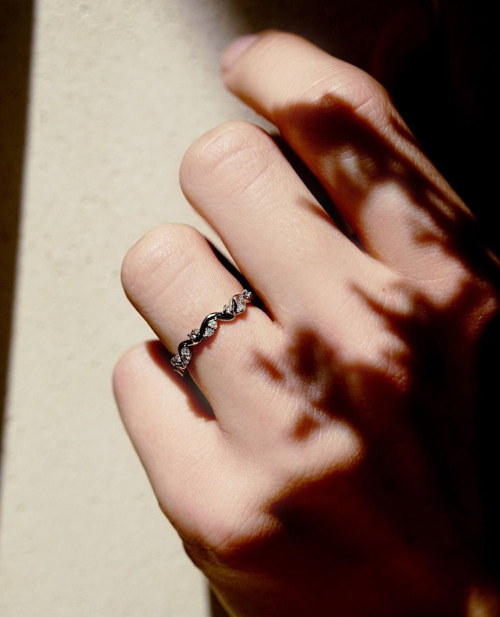 Marquise Labgrown Wedding Band