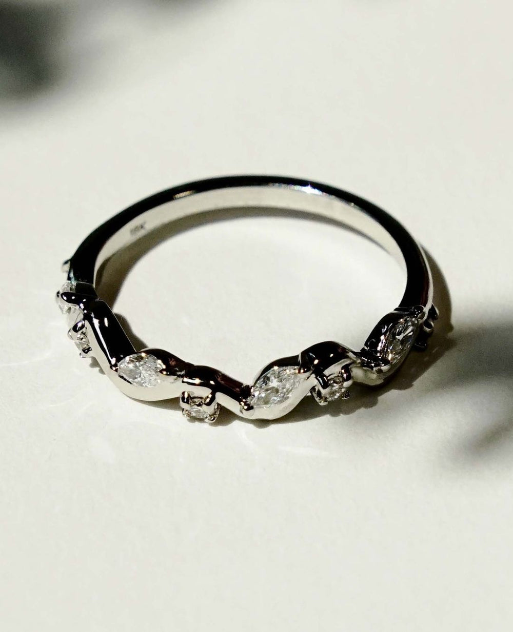 Marquise Labgrown Wedding Band