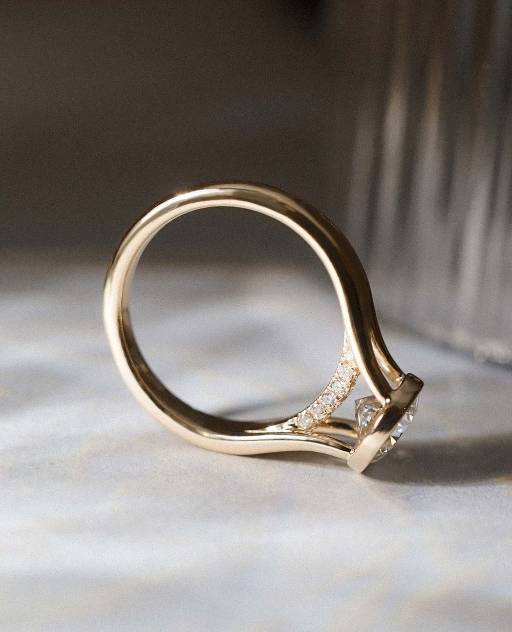 Round Brilliant Cut Labgrown Engagement Ring