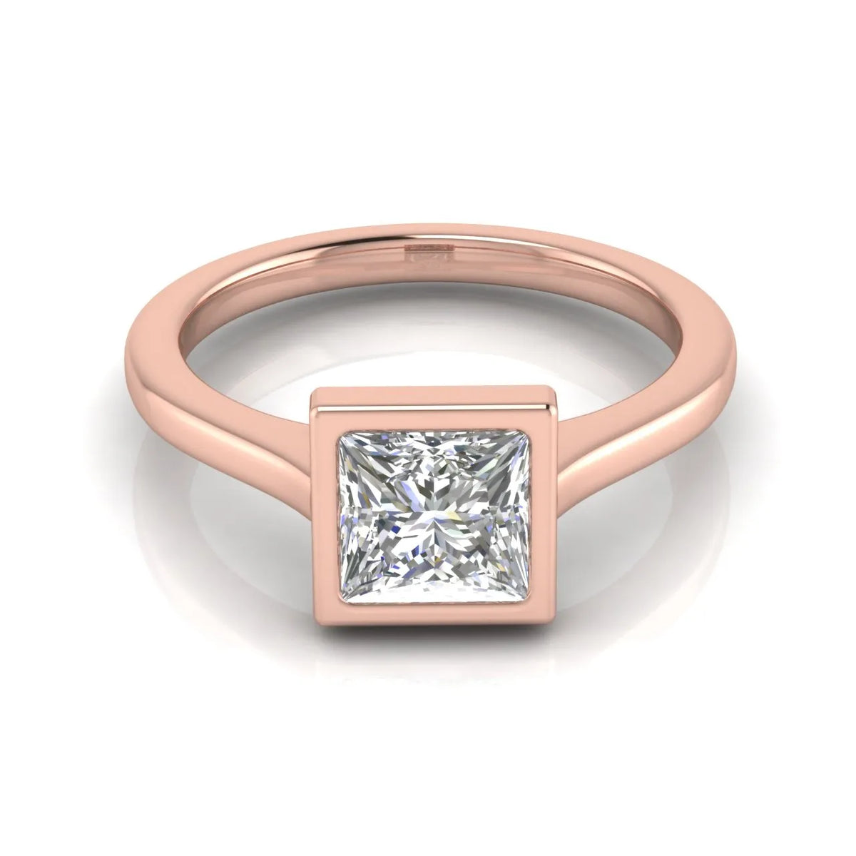 Romantic Halo Solitaire Ring