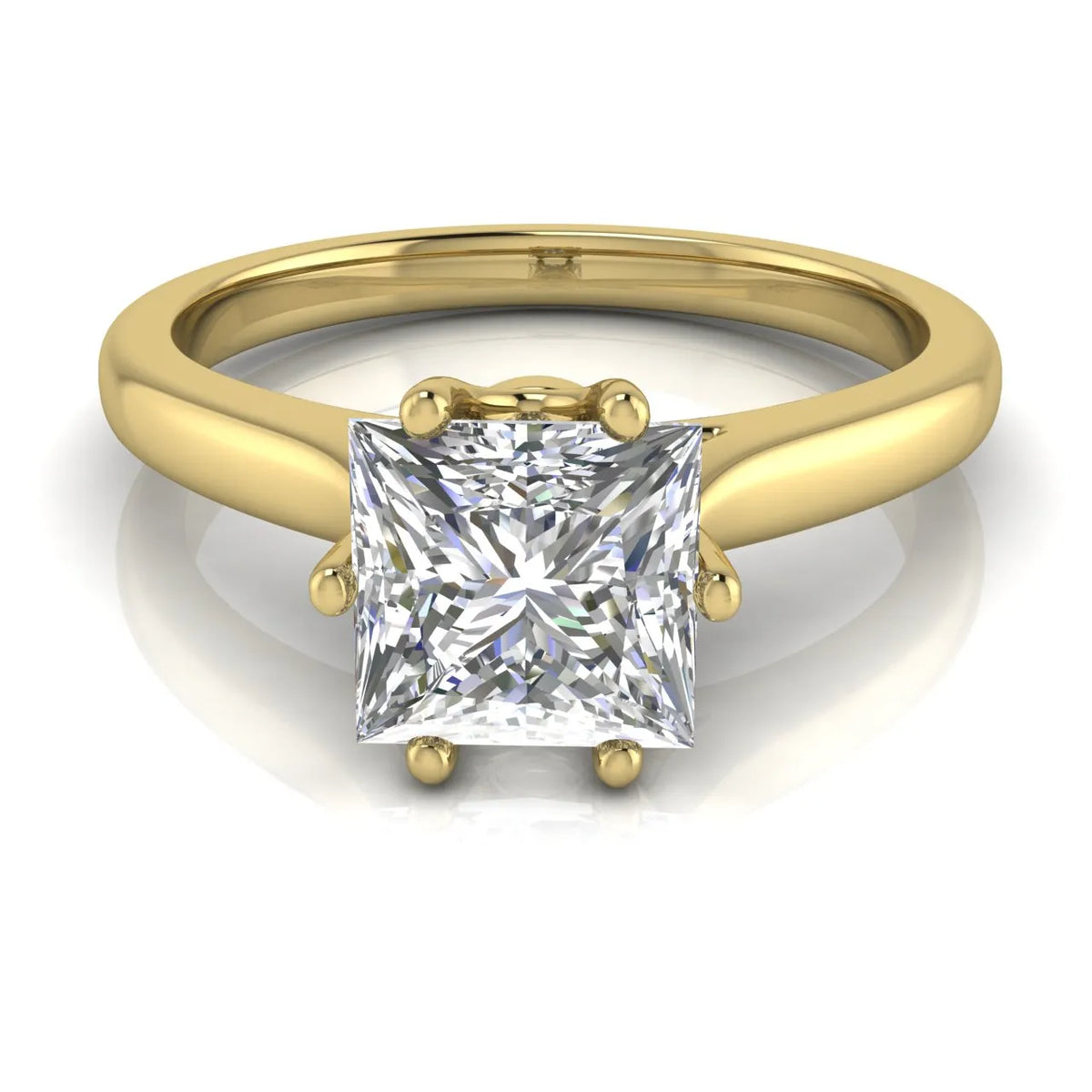 Romantic Solitaire Ring with Timeless Design
