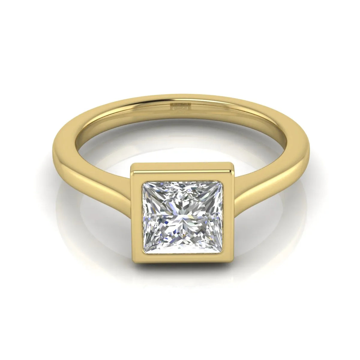 Romantic Halo Solitaire Ring