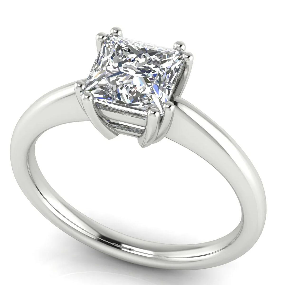 Elegant Solitaire Ring with Classic Prong Setting