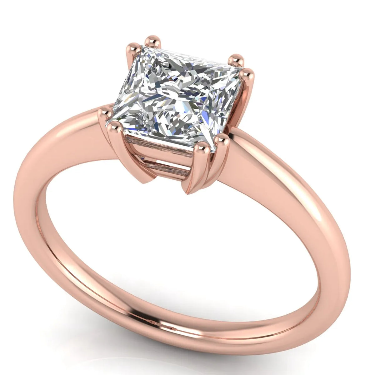 Elegant Solitaire Ring with Classic Prong Setting