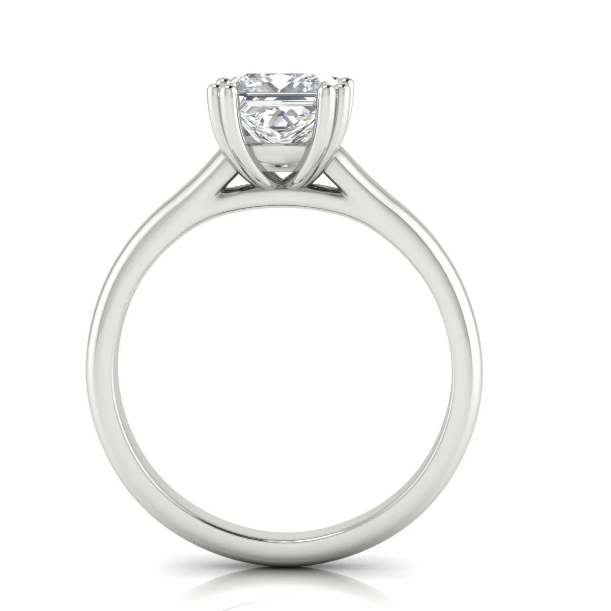 Elegant Solitaire Ring with Refined Prong Setting