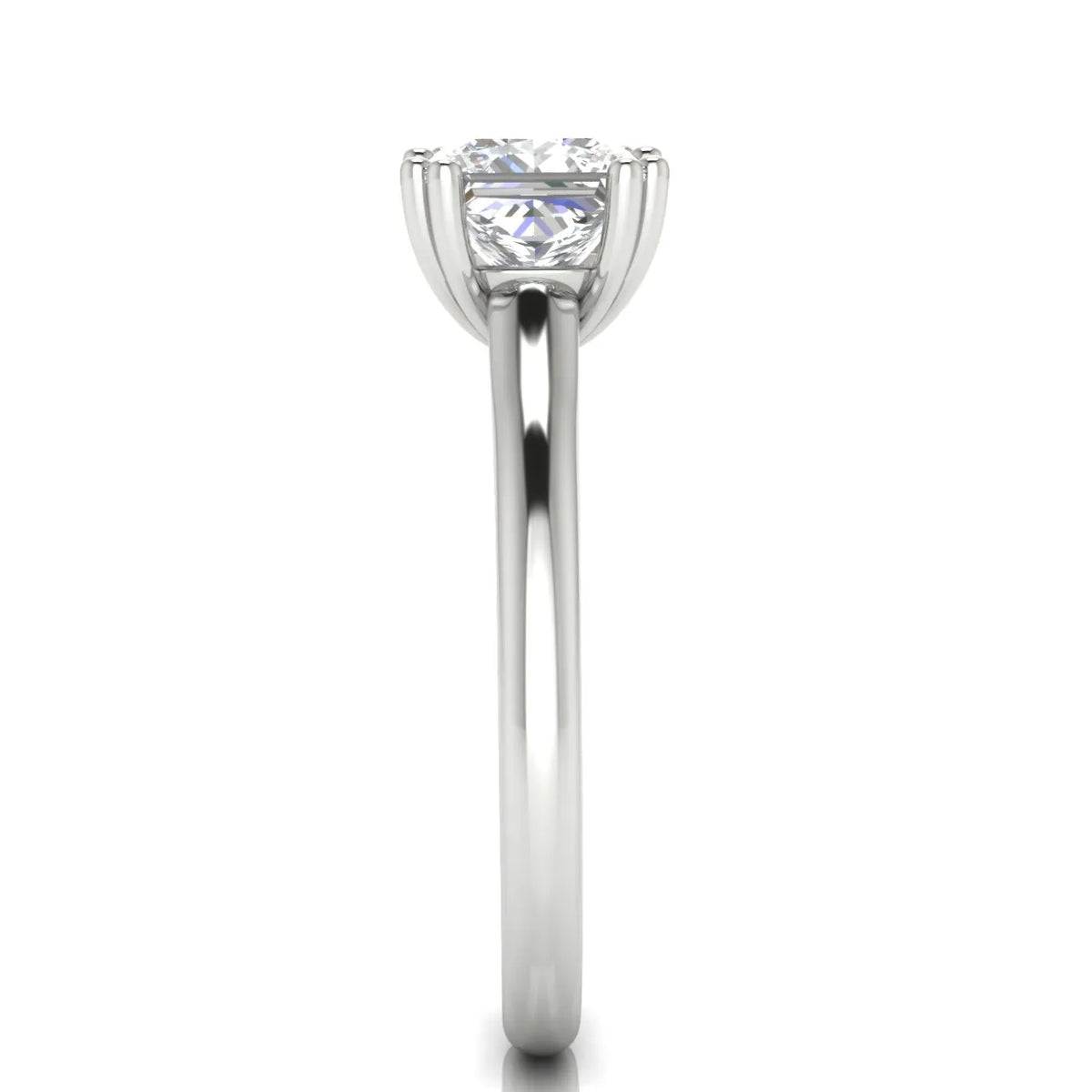 Elegant Solitaire Ring with Refined Prong Setting
