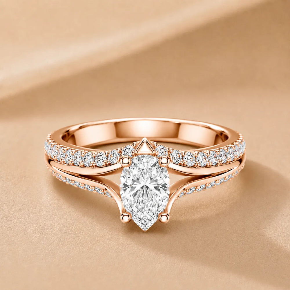Promise of the Heart Ring with Side Stone