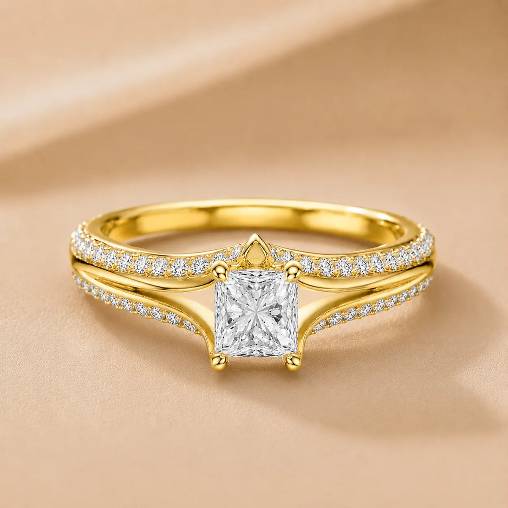 Promise of the Heart Ring with Side Stone