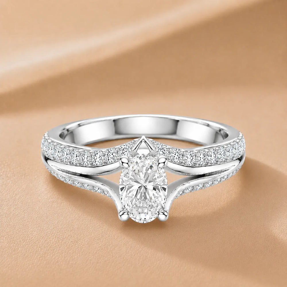 Promise of the Heart Ring with Side Stone