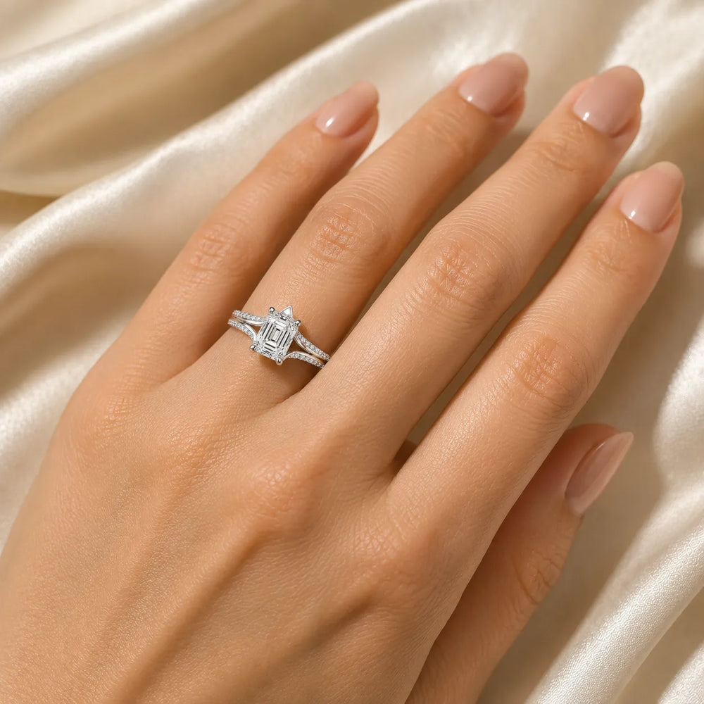 Promise of the Heart Ring with Side Stone