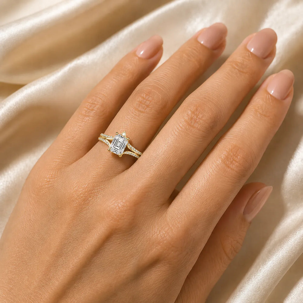 Promise of the Heart Ring with Side Stone
